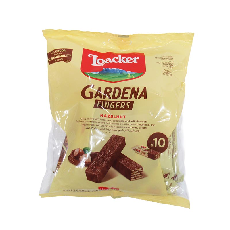 Loacker ガルデーナ フィンガーズ ヘーゼルナッツ